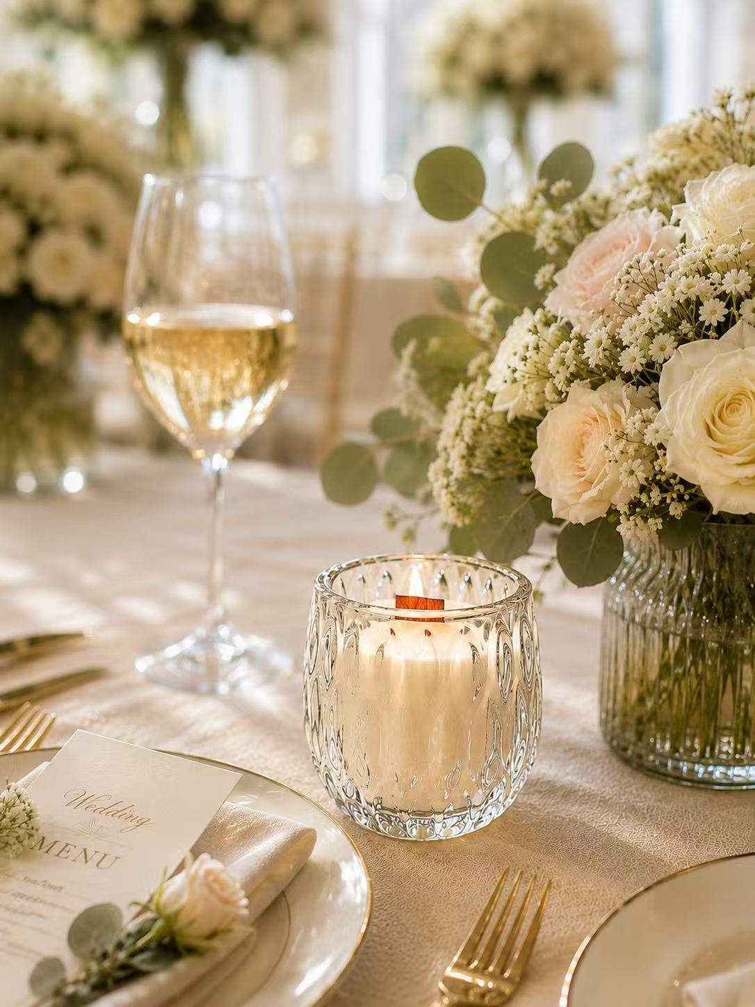 Custom Orders NanaNova crystal glass candle